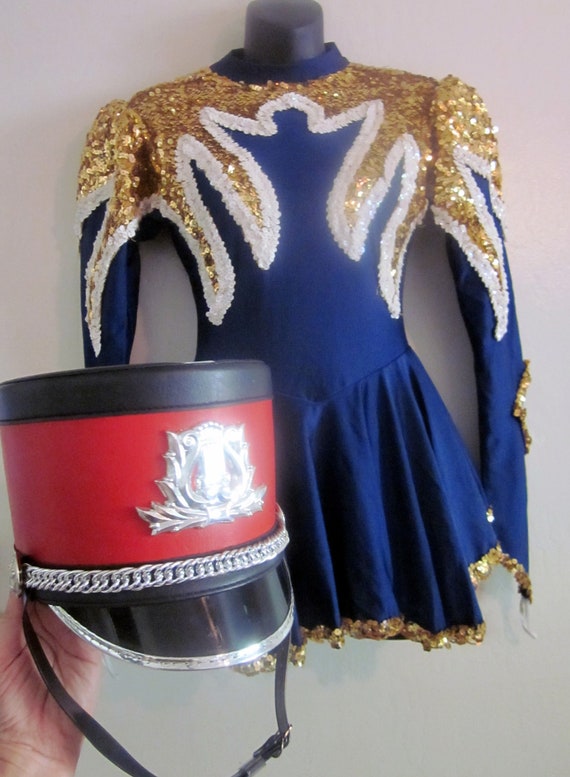 Vintage Majorette Costume Two Piece Set by ScreamQueenCostumes