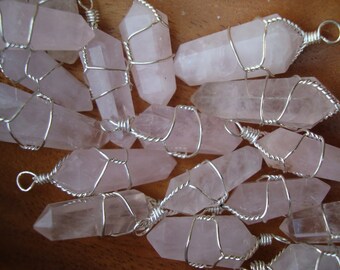 Rose Quartz Pendant V1