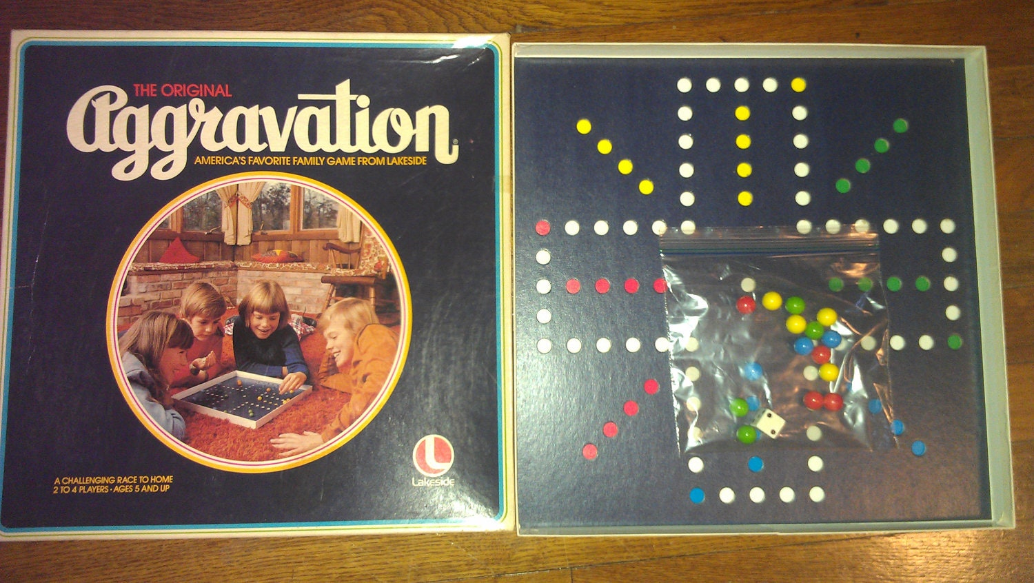 The Original Aggravation Board Game 1970-1977 by