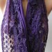 Georgeus Scarf Purple Scarf