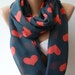LOVE SCARF - Infinity Scarf Loop Scarf Circle Scarf