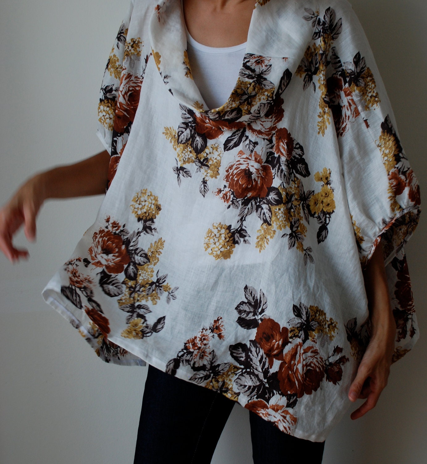 floral smock top