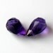 AAA Purple Amethyst Faceted Teardrop Briolette Beads 9x6mm Quality Gemstone For Handmade Jewelry Design February Birthstone Set Of 2