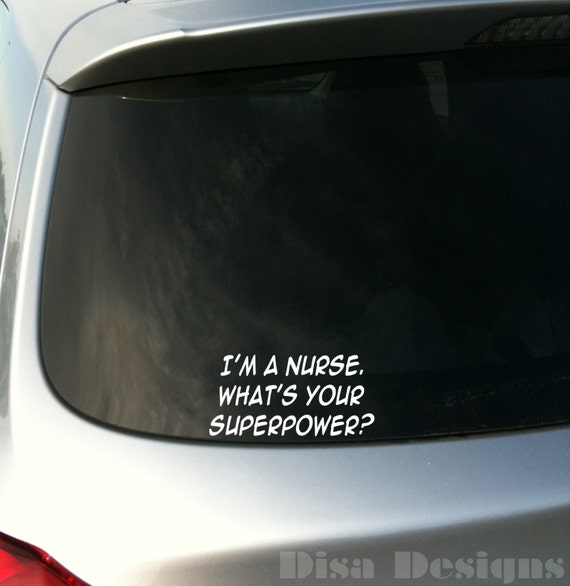 Download Items similar to I'm a Nurse, What's Your Superpower vinyl ...