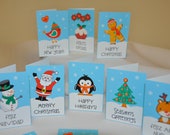 Let it Snow Christmas New Year gift cards and tags - Text EDITABLE by you - pdf printable DIY craft - INSTANT Download Il_170x135