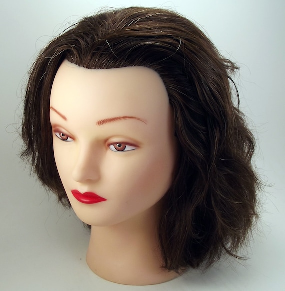 Miss Kim Vintage Cosmetology Mannequin Head by BlueRidgeBirdHouses