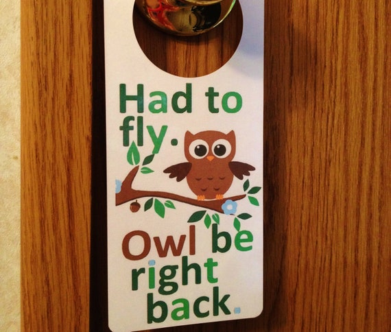 owl diarie sign