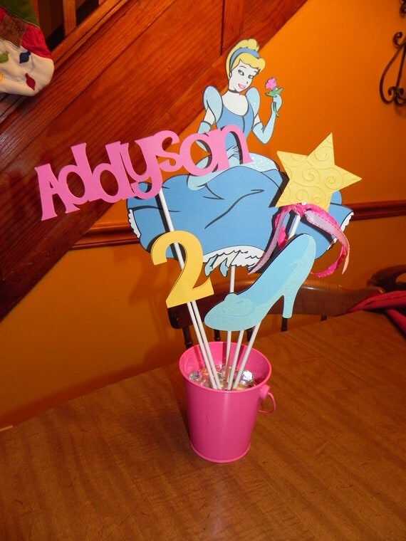 Cinderella Birthday Party Centerpiece Cinderella