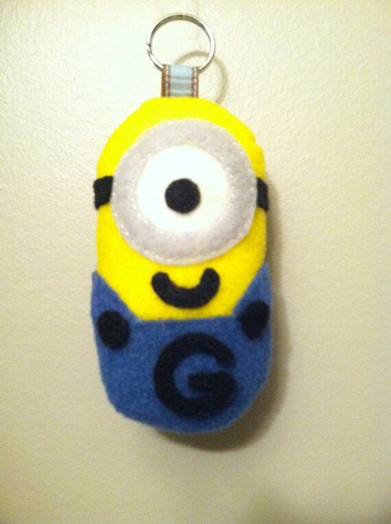 minion soft toy keychain