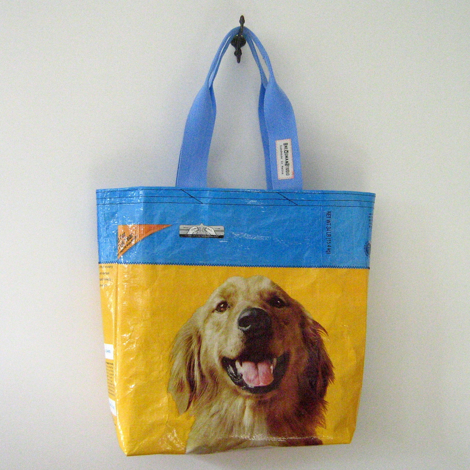 Recycled Dog Food Bag Tote