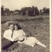 Young LOVERS Cuddling in a HAY STACK on Ranch Photo Postcard Circa 1915