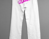 pink barbie sweatpants