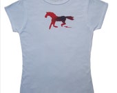 Fire Horse - white women's M t-shirt