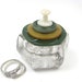 SALE Engagement Ring Box Salt Cellar Vintage Button Lid