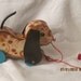 Fisher Price 1960 Dog Pull Toy Floppy Ears 625