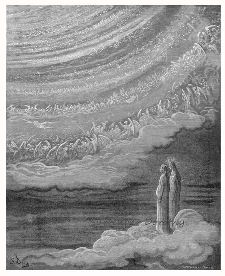 Scintillating Host Of Heaven Gustave Dore by SurrenderDorothy