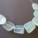 Smooth Glowing SeaFoam Green Chalcedony Nuggets Slabs