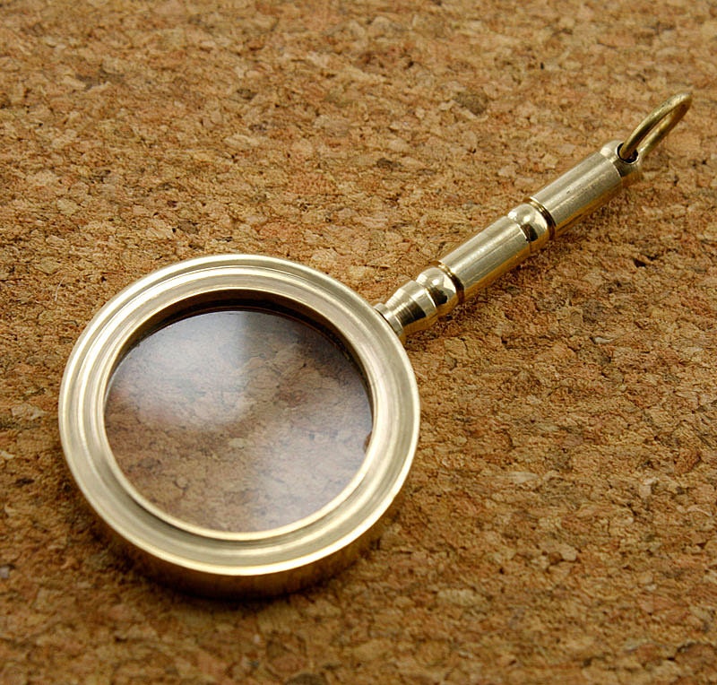 STEAMPUNK Nautical Jewelry Magnifier Looking Glass