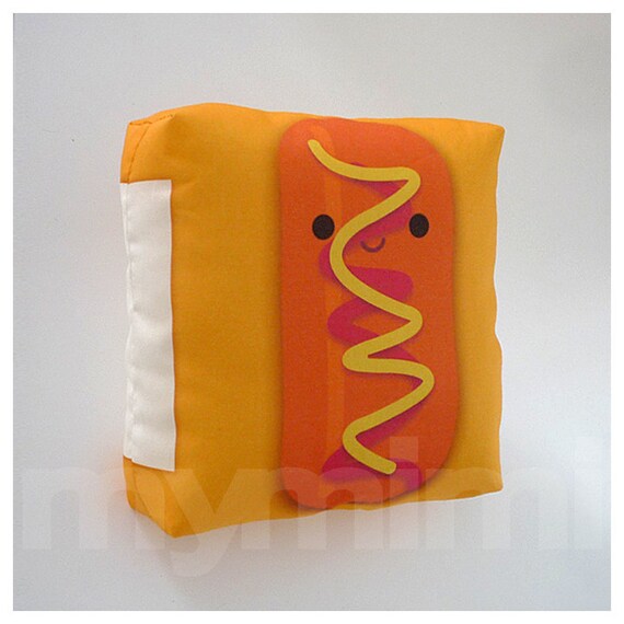 Food Pillow Hotdog Pillow Hot Dog Movie Night Party Favor