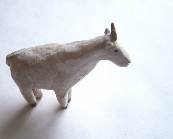 Mountain Goat Stoneware Ceramic Clay Sculpture