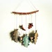 Great Falling Leaves, Autumn Oak Leaf and Acorn Mobile, Made to Order