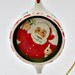 Norman Rockwell Santa Porcelain Christmas Ornament - 1983 Ringing in Good Cheer