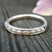 petite pearl stack ring