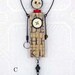 Block Art Doll - Assemblage Mixed Media Original
