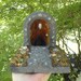 SALE, The Forest Floor, Reserved Listing, 3D Fairy Door, Hobbit Door, Stained Glass Mosaic, Woodland Sculpture