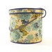 60s Sewing Box / Hat Box / Quilted Floral Cotton