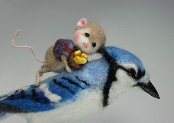 Needle Felted Animal Tutorial / Needle Felted Pattern / Needle