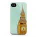 iPhone Case for iPhone 4 and 4S - Big Ben, London Photograph, Blue, Clock, Architecture, Gold, Orange - Time Will Tell