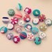 buttons - in a bottle - assortment of 6