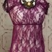 Size Medium Purple Lace Blouse