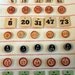 35 Vintage Bingo Lotto Game Call Numbers