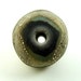 Fine Silver Gold Hue Raku Ceramic Bead Jewelry Supply Handmade by MAKUstudio