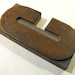 Vintage Wood Print Block - Letter C - Letterpress Large Size