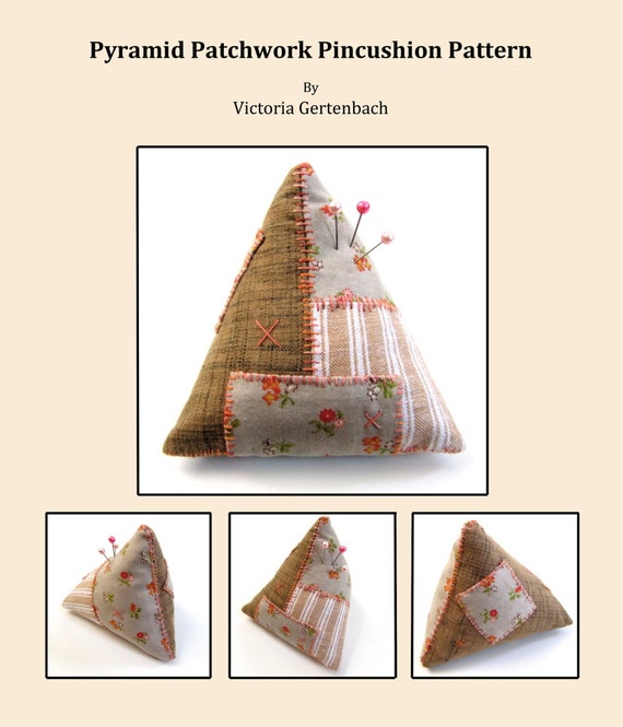 Pincushion Pattern / Digital PDF Sewing Pattern / Patchwork