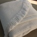 Vintage Morgan Jones Bedspread - Solid White Blanket - Bright White Coverlet - Full or Queen Blanket