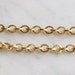 Chain Matte Gold Links Jewelry Supplies 17 Inch
