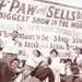 vintage photo 1901 Circus Albany Oregon Poster Wilderness Camping African Amer Man Pit Bull dog