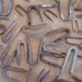 Rusty Recycled Metal U Shaped Bits & Pieces Found Objects for Assemblage, Altered Art or Sculpture - Industrial Salvage