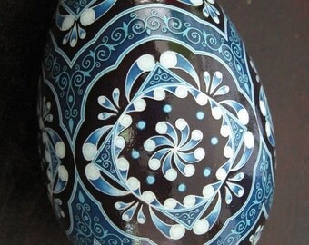 Made To Order: China Blues Pysanka Batik Egg Art EBSQ Plus