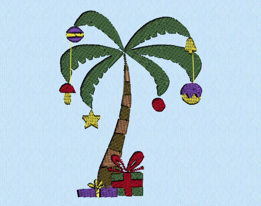 christmas palm tree clip art - photo #23