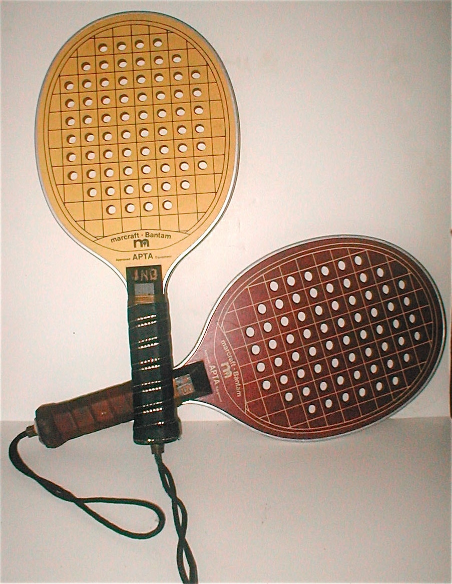 Vintage Marcraft Bantam Paddle Ball Racquet Set of 2