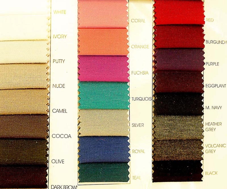 Ponte Stretch Double Knit Fabric choice of color by the yard