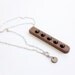 Wood and Black Agate Necklace from the "Palette" collection - Norwegian Wood x Devin Barrette Collaboration