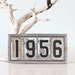 Vintage Address Sign 1956
