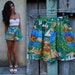 Vintage 80s 90s Montecarlo Regatta High Waisted Cotton Tap Shorts (size extra small, small)