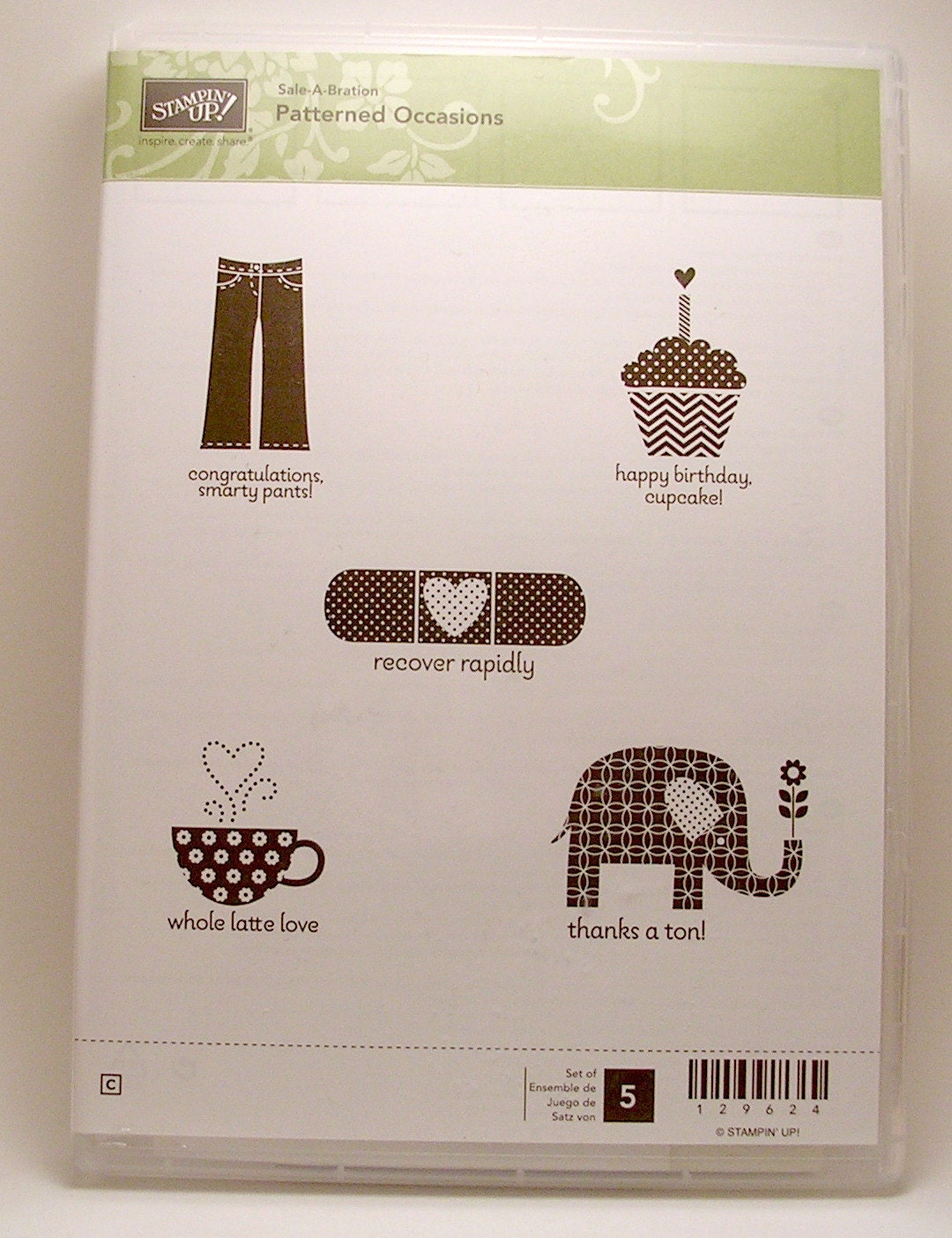 Stampin' Up Patterned Occasions Brand New Set